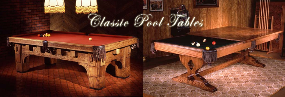 classic pool table