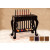 Carved Legs Cue Rack Table