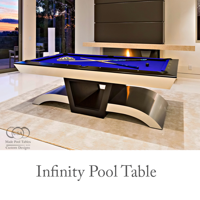 The Infinity Contemporary Pool Table