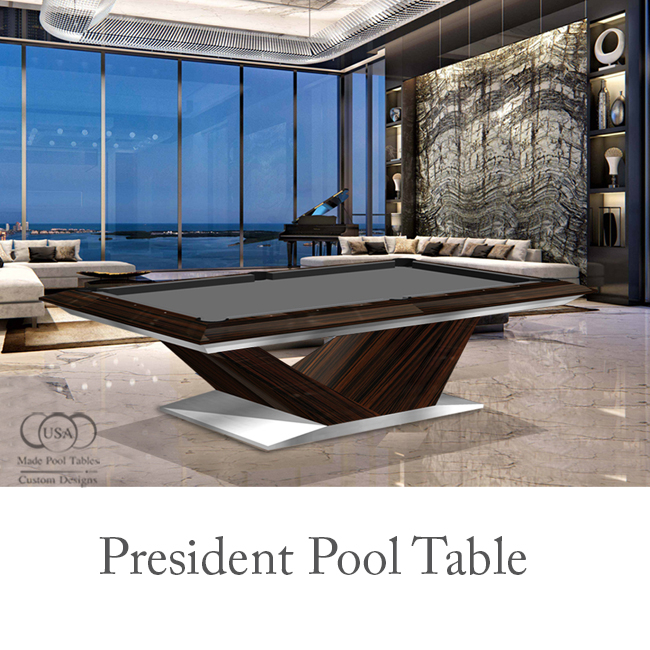 Mr. President Contemporary Pool Table