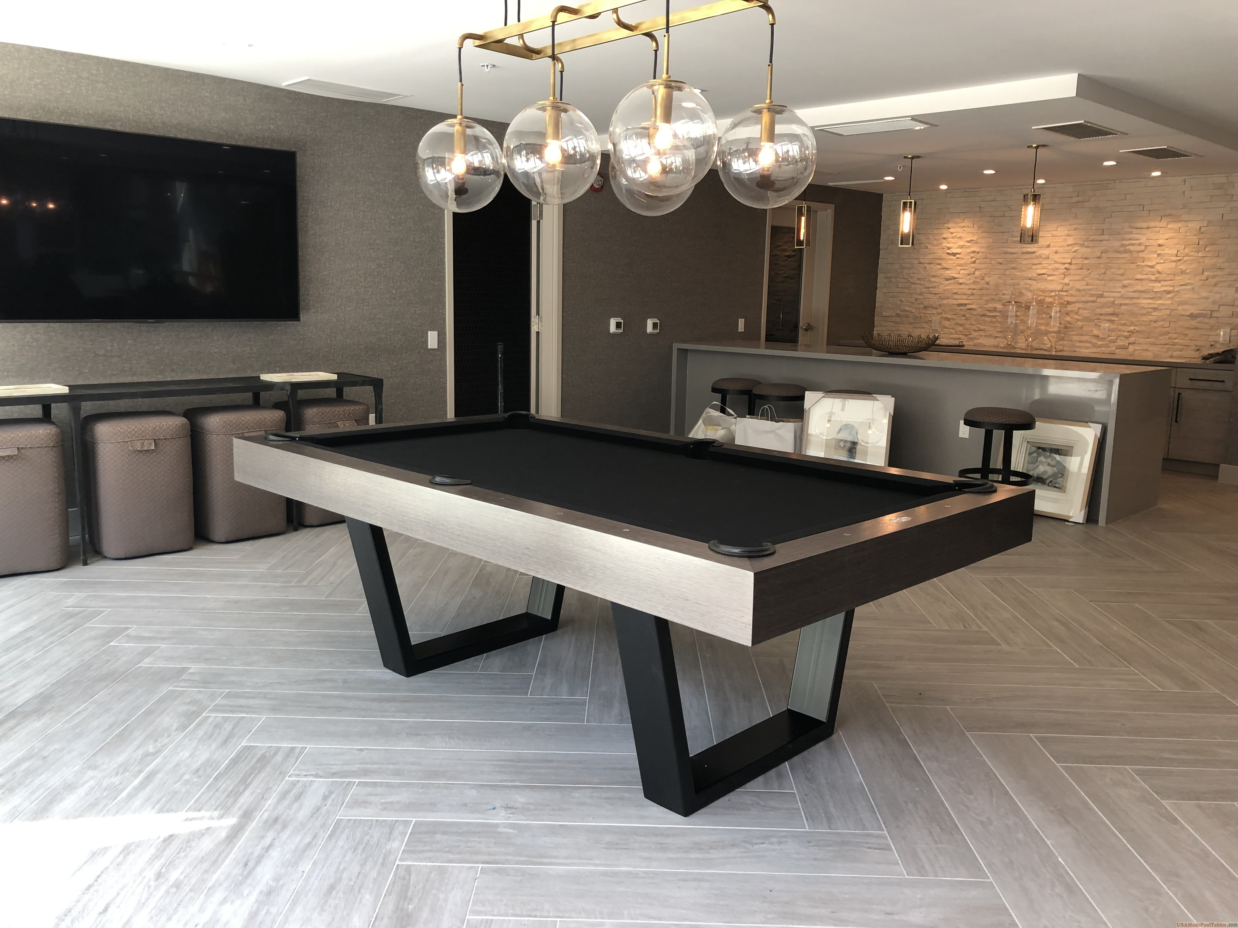 ADAM MODERN POOL TABLE, USA Made Pool Tables