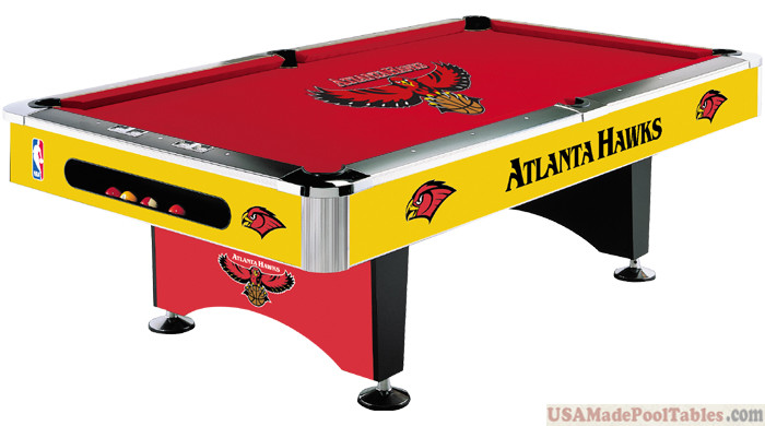 NBA Atlanta Hawks Pool table