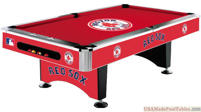 MLB Boston Red Sox Pool table : BOSTON POOL TABLES
