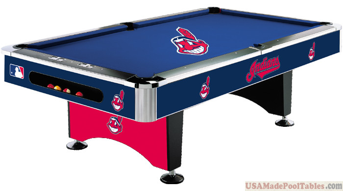 MLB Cleveland Indians Pool table