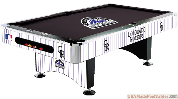 MLB Colorado Rockies Pool table
