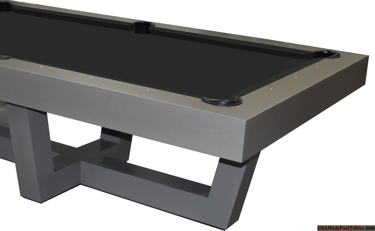 CROSS MODERN POOL TABLE - Modern Pool Tables USA Made Custom Wood and ...
