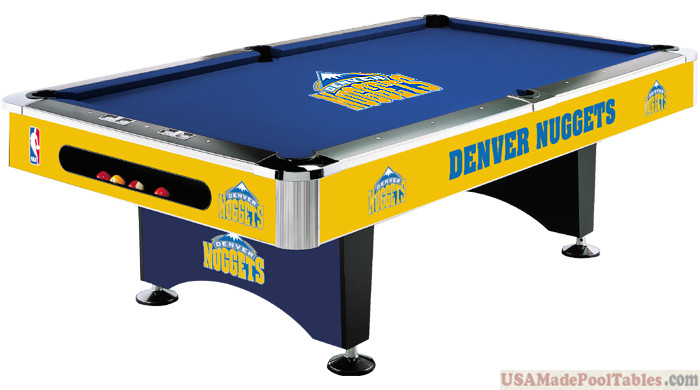NBA Denver Nuggets Pool table : DENVER POOL TABLES : 