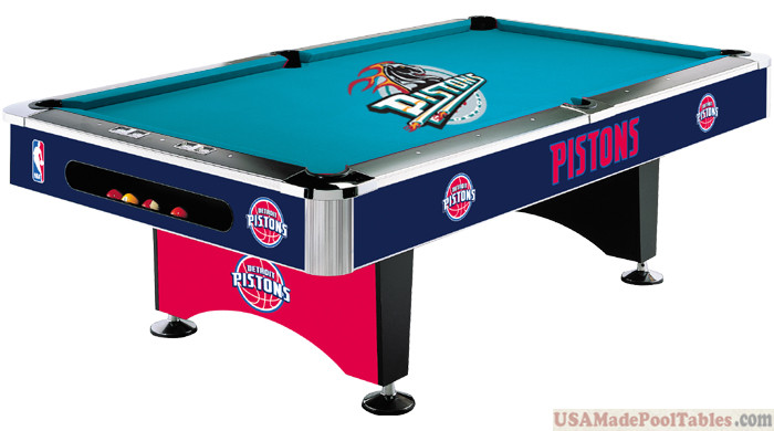 NBA Detroit Pistons Pool table : DETROIT POOL TABLES : 