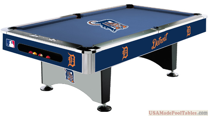 MLB Detroit Tigers Pool table