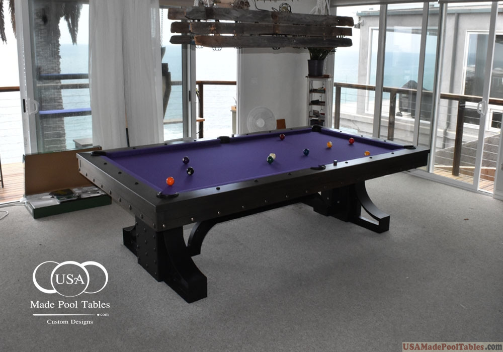INDUSTRIAL POOL TABLES CUSTOM POOL TABLES MODERN POOL TABLE STEEL POOL TABLE , Usa Made
