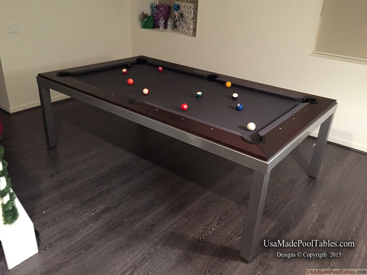 FUSION CONTEMPORARY POOL TABLE : MODERN POOL TABLES : 7, 8 FOOT POOL TABLES
