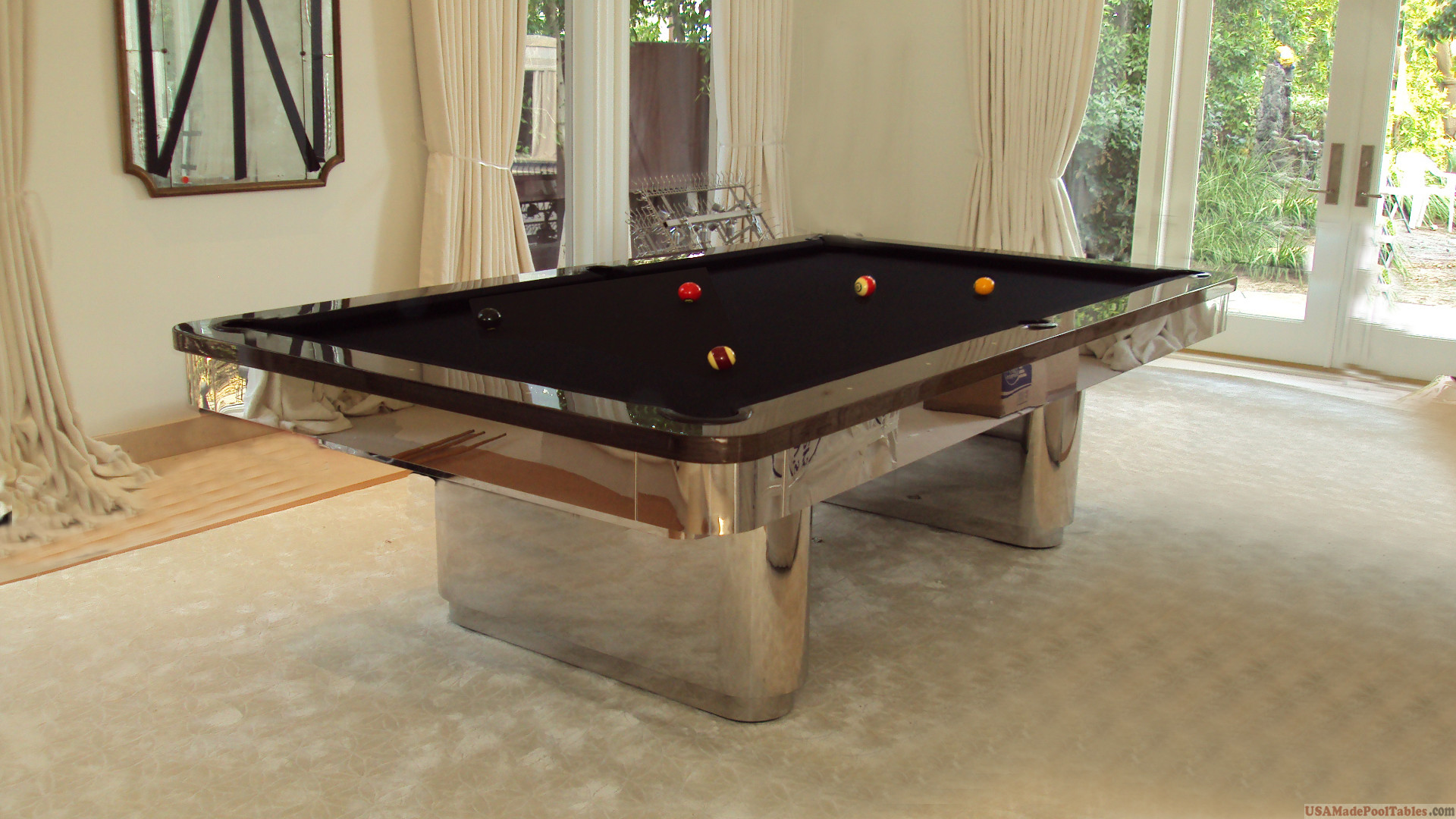 Galaxy contemporary pool table