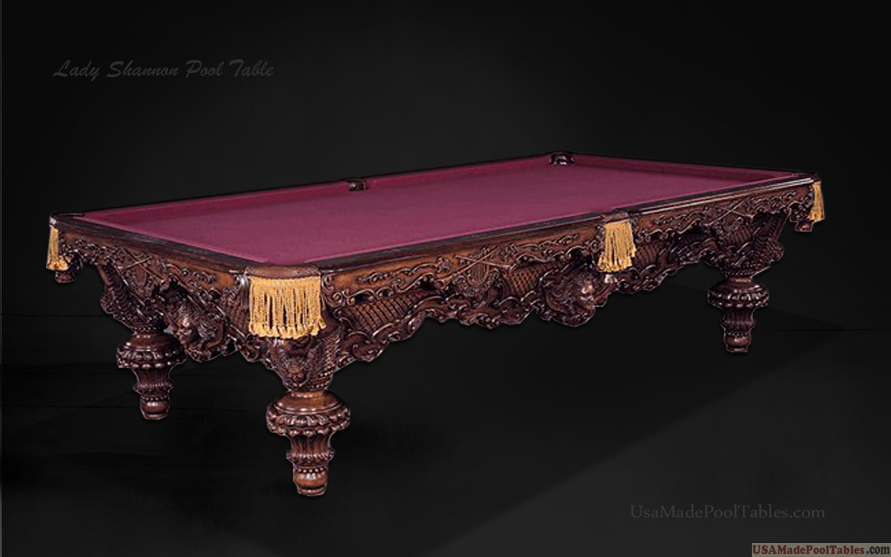 LADY SHANNON POOL TABLE : CLASSIC POOL TABLE