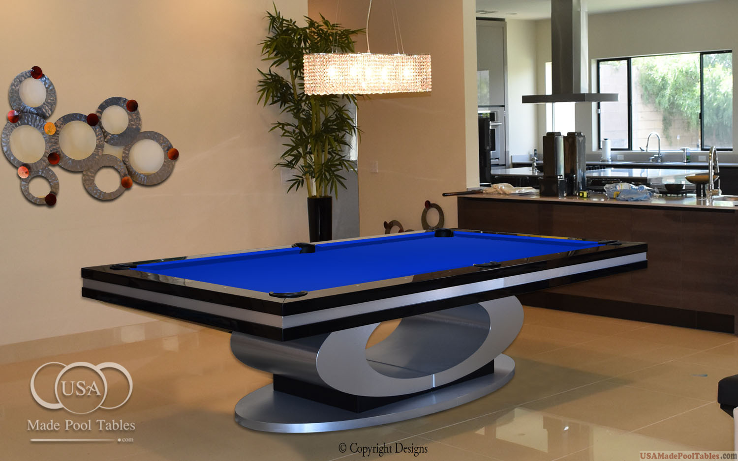 Contemporary Pool Table, Buy Online Now