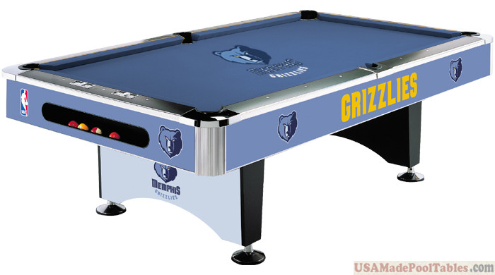 NBA Memphis Grizzlies Pool table : MEMPHIS POOL TABLES : 