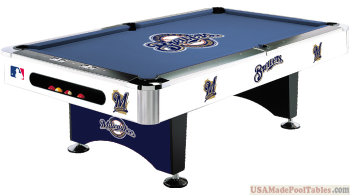 MLB Milwaukee Brewers Pool table : MILWAUKEE POOL TABLES : 