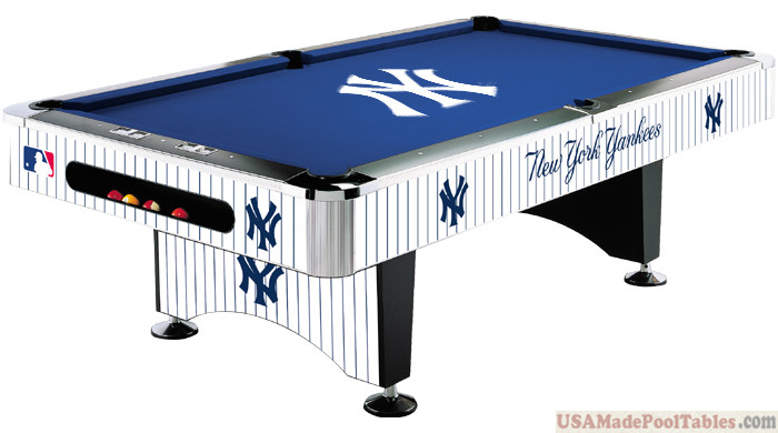 MLB New York Yankees Pool table : NEW YORK  POOL TABLES : 