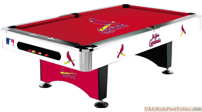 MLB St. Louis Cardinals Pool table