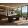 Casanova Modern Pool Table Walnut