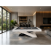 Ultra Modern Pool Table White Black 